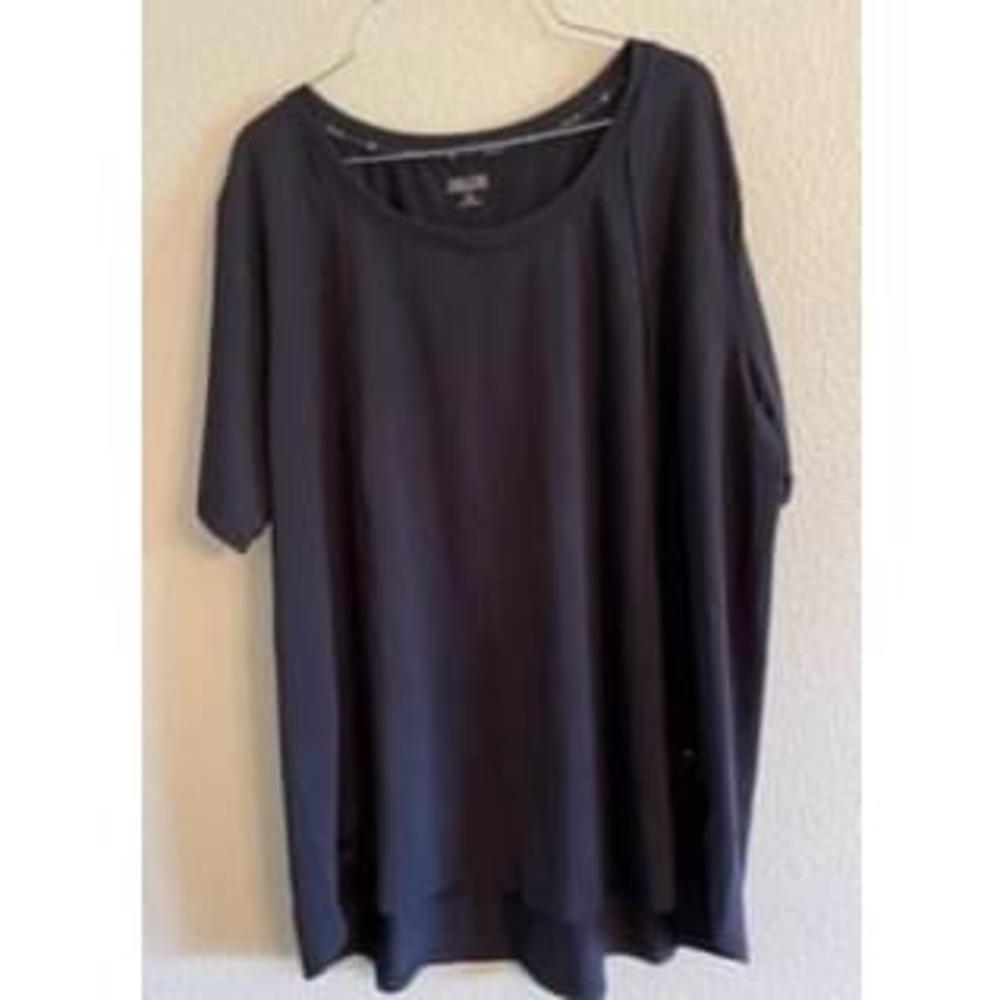 Zelos black work out t-shirt, size 1X